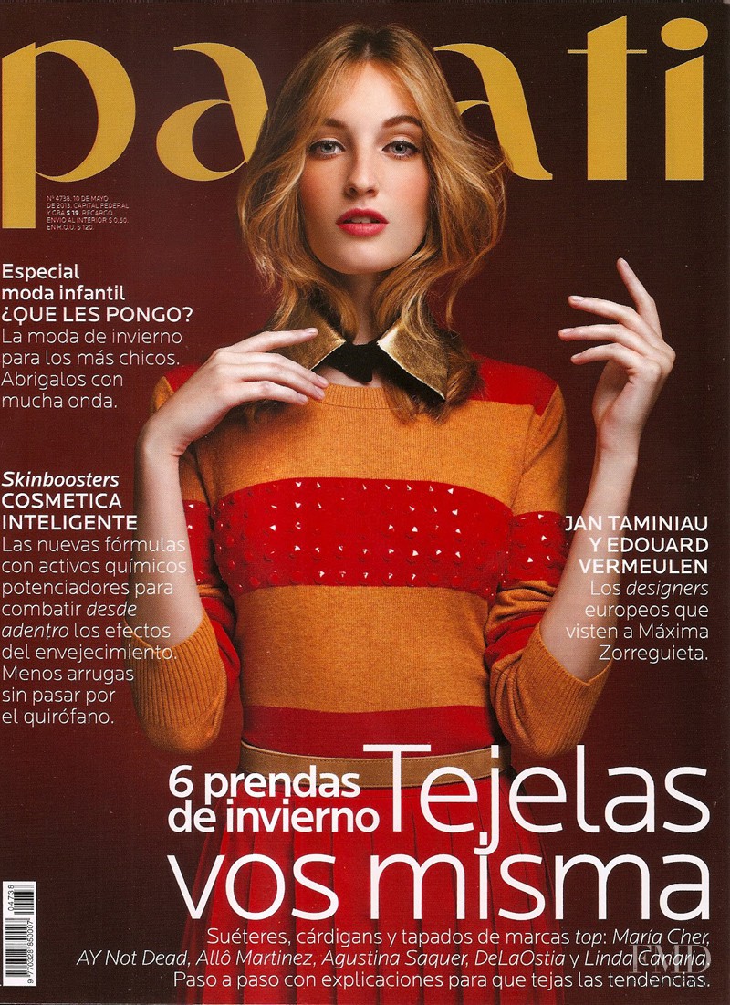 Azul Caletti featured on the Para Ti cover from May 2013