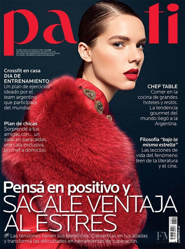 Ana Livieres featured on the Para Ti cover from July 2014