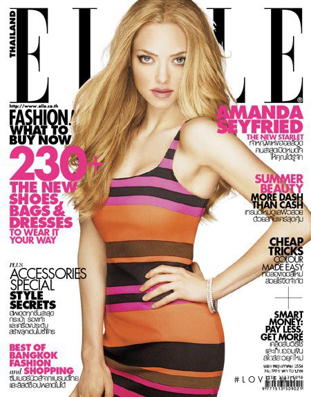 Amanda Seyfried featured on the Elle Thailand cover from May 2011
