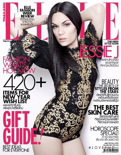 Jessie J featured on the Elle Thailand cover from December 2012