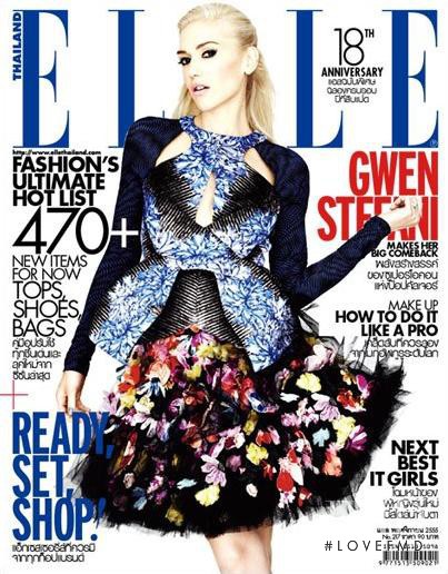 Gwen Stefani featured on the Elle Thailand cover from November 2012