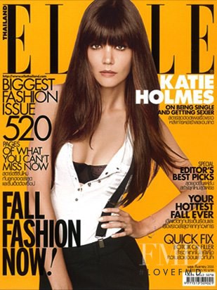 Katie Holmes featured on the Elle Thailand cover from September 2012