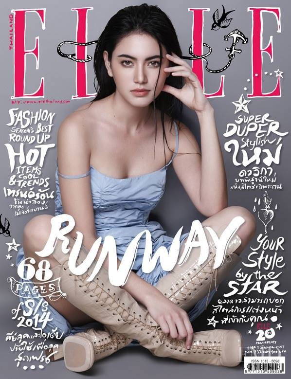  featured on the Elle Thailand cover from March 2014