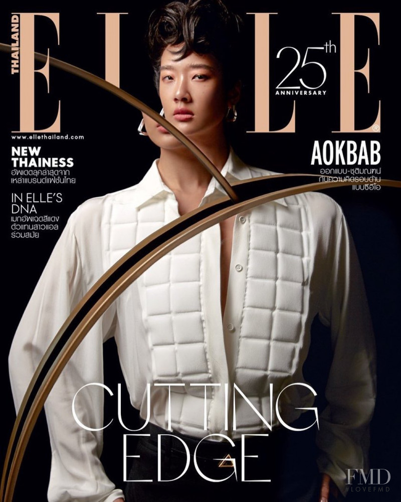 Chutimon Chuengcharoensukying featured on the Elle Thailand cover from November 2019