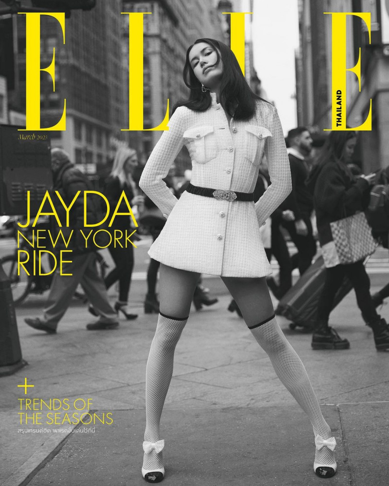 Jada Na Lamlieng featured on the Elle Thailand cover from March 2023