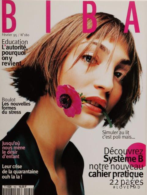 Silvia Pintor featured on the BIBA cover from February 1995