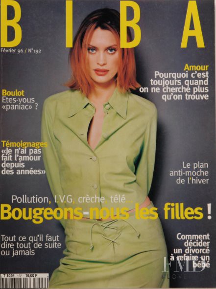 Kim Renneberg featured on the BIBA cover from February 1996