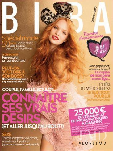 Luisa Bianchin featured on the BIBA cover from October 2010