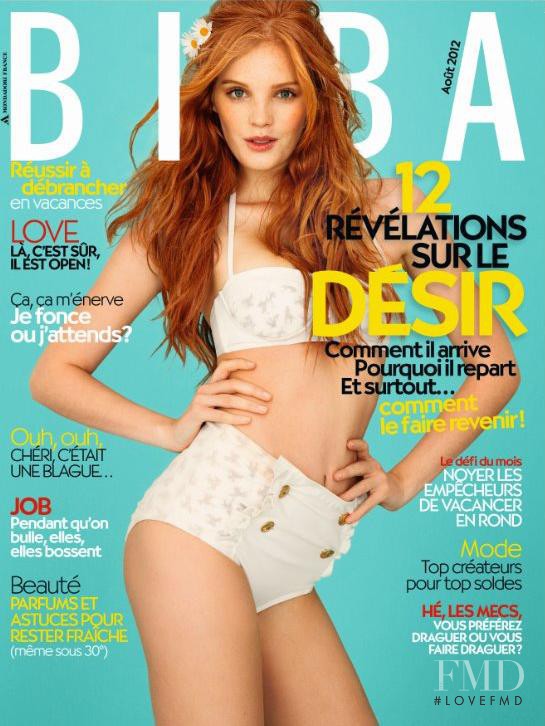 Alexina Graham featured on the BIBA cover from August 2012