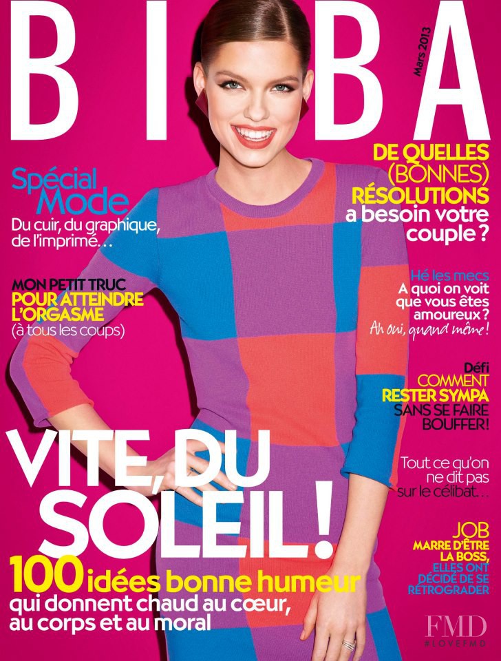 Tamara Hatlaczki featured on the BIBA cover from March 2013