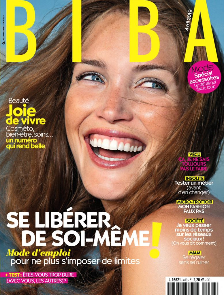  featured on the BIBA cover from April 2019