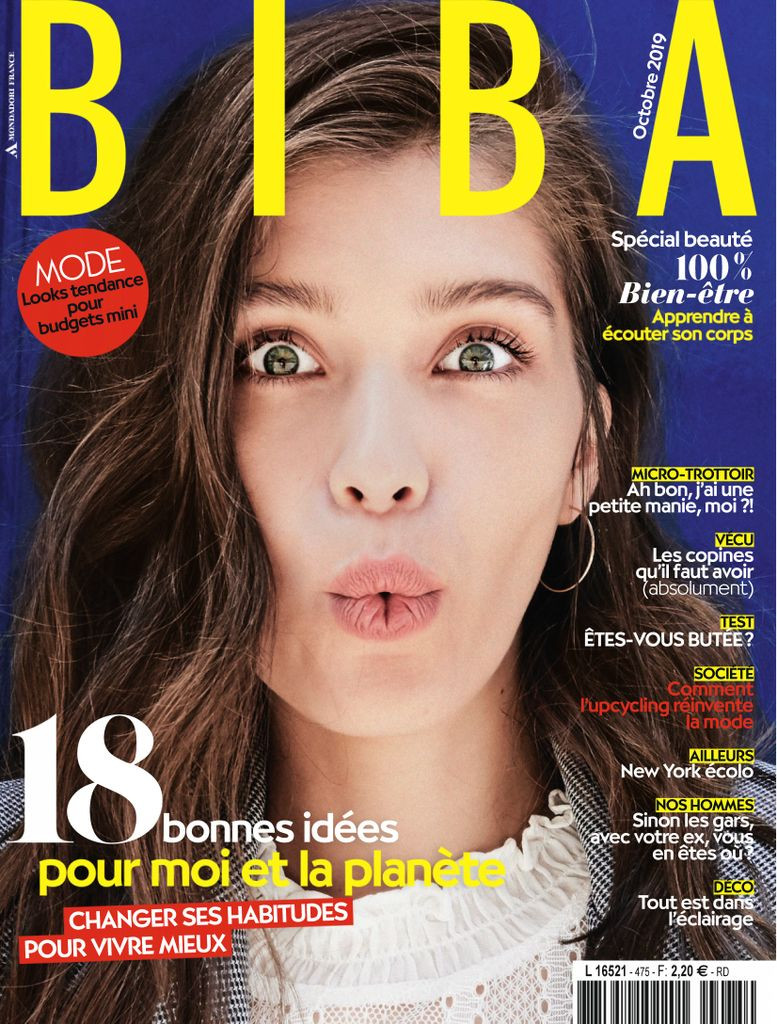 Angele featured on the BIBA cover from October 2019