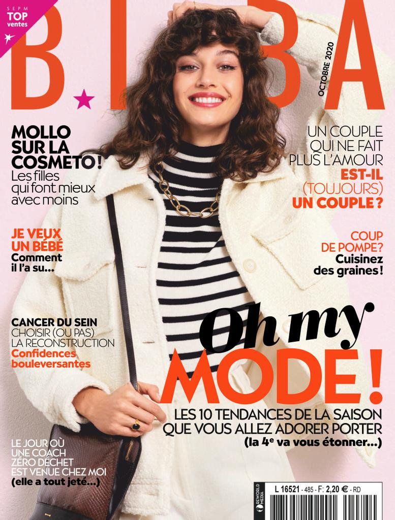  featured on the BIBA cover from October 2020