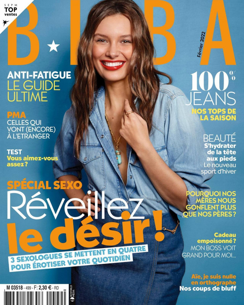 Marta Litynska featured on the BIBA cover from February 2022