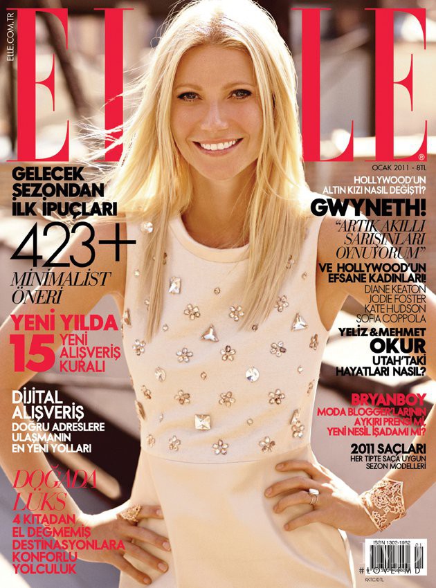 Gwyneth Paltrow featured on the Elle Turkey cover from January 2011