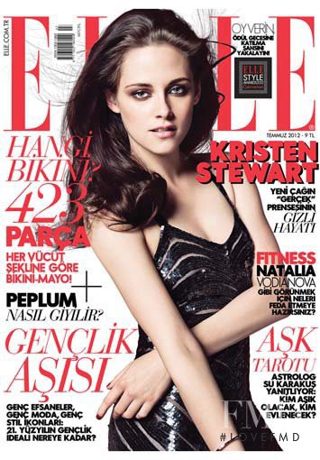 Kristen Stewart featured on the Elle Turkey cover from July 2012