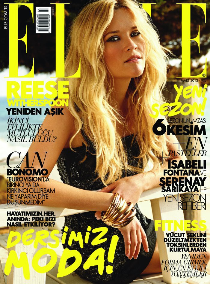 Reese Witherspoon featured on the Elle Turkey cover from March 2012