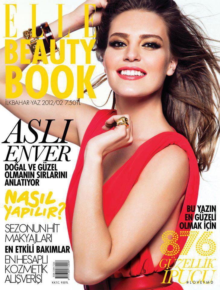 Asli Enver featured on the Elle Turkey cover from May 2012