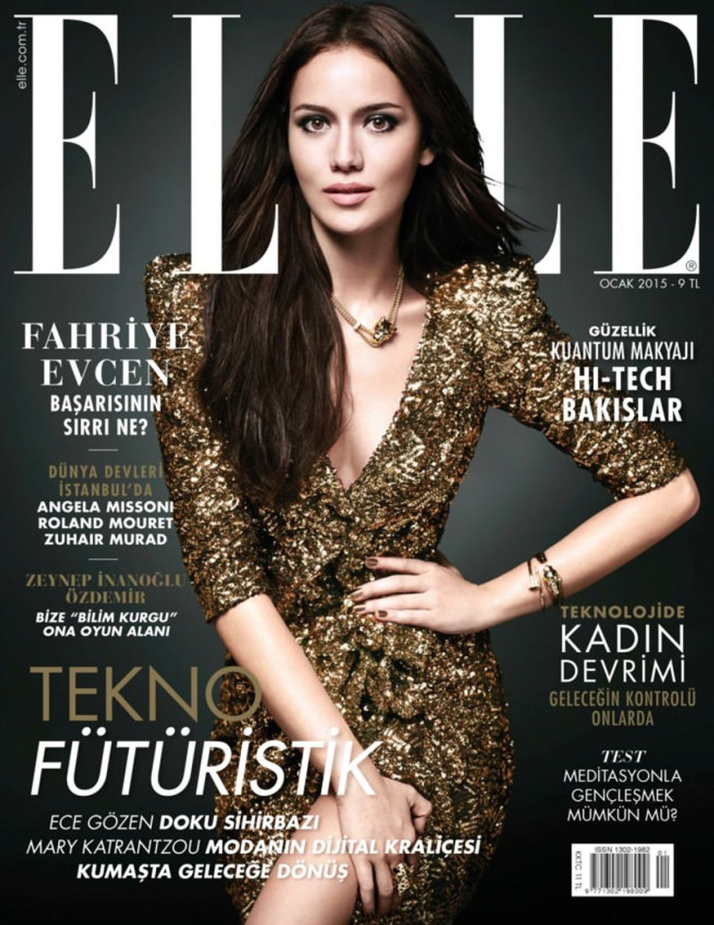  featured on the Elle Turkey cover from January 2015