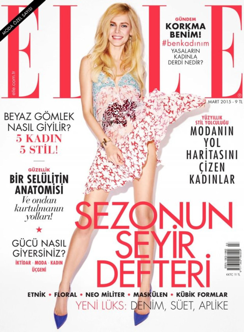  featured on the Elle Turkey cover from March 2015