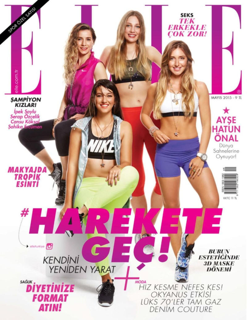  featured on the Elle Turkey cover from May 2015