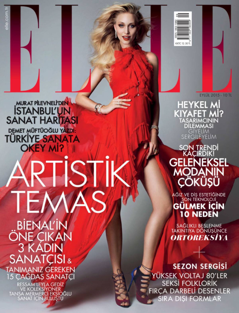  featured on the Elle Turkey cover from September 2015