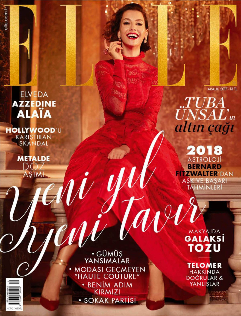  featured on the Elle Turkey cover from December 2017