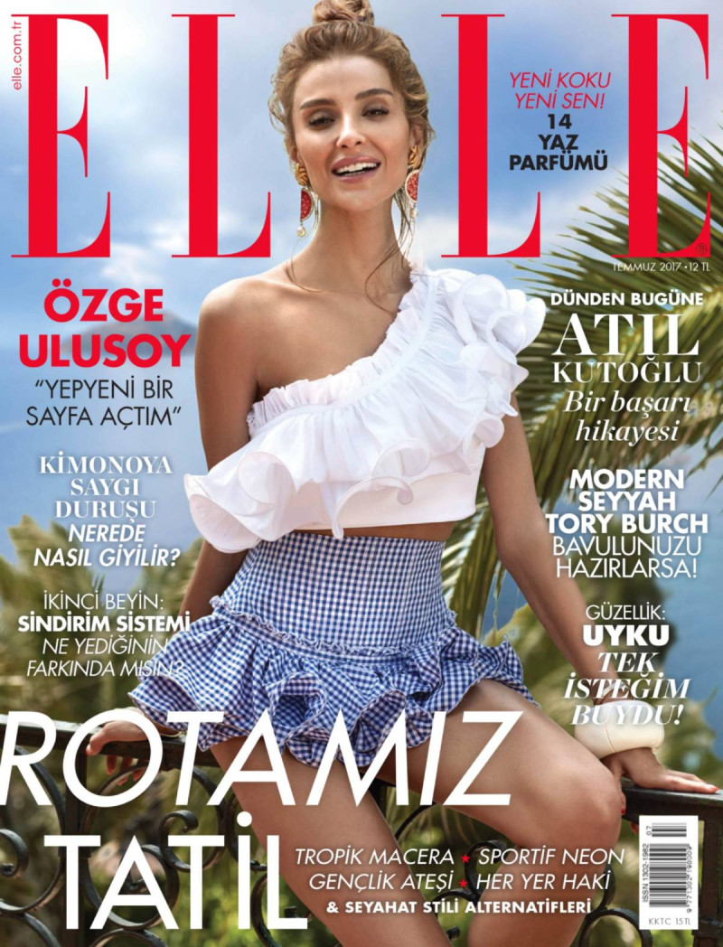  featured on the Elle Turkey cover from July 2017