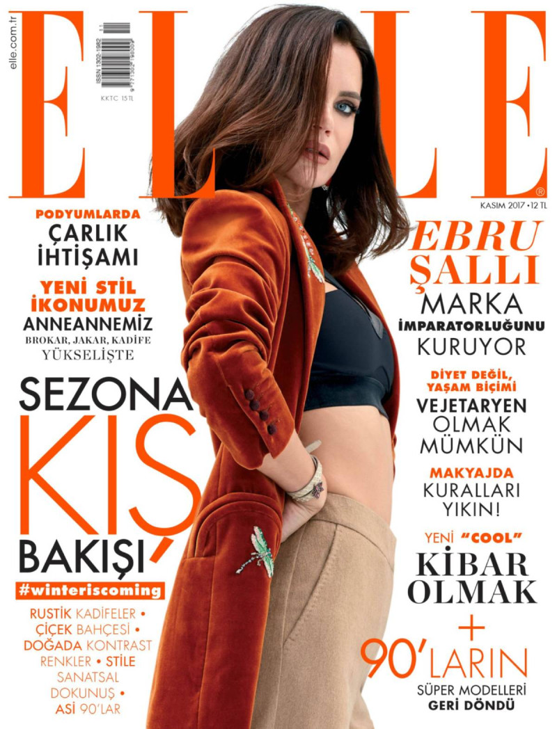  featured on the Elle Turkey cover from November 2017