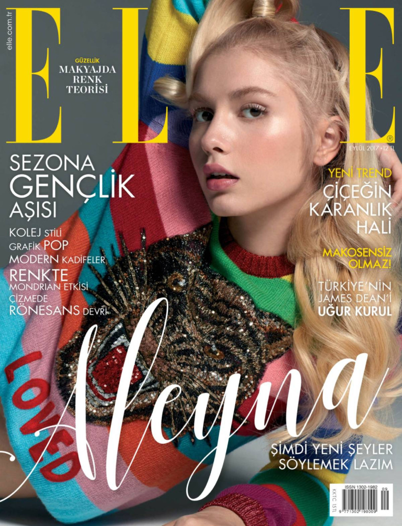  featured on the Elle Turkey cover from September 2017