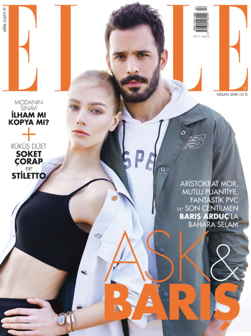  featured on the Elle Turkey cover from April 2018