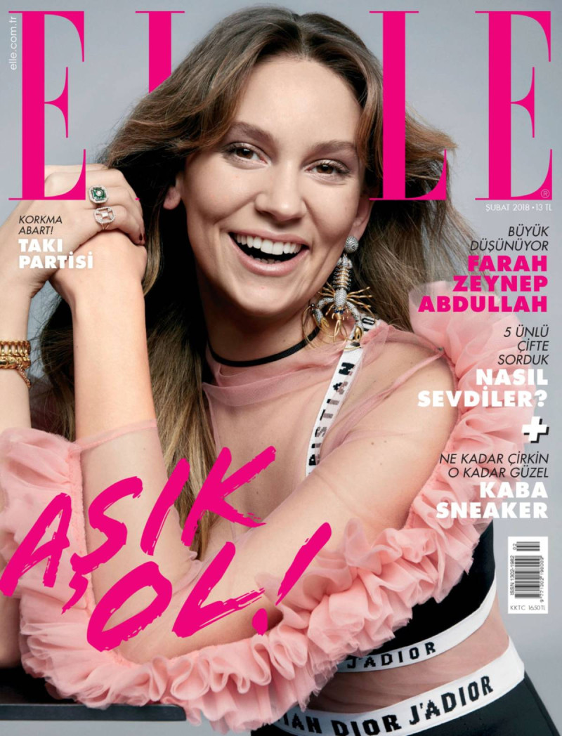  featured on the Elle Turkey cover from February 2018