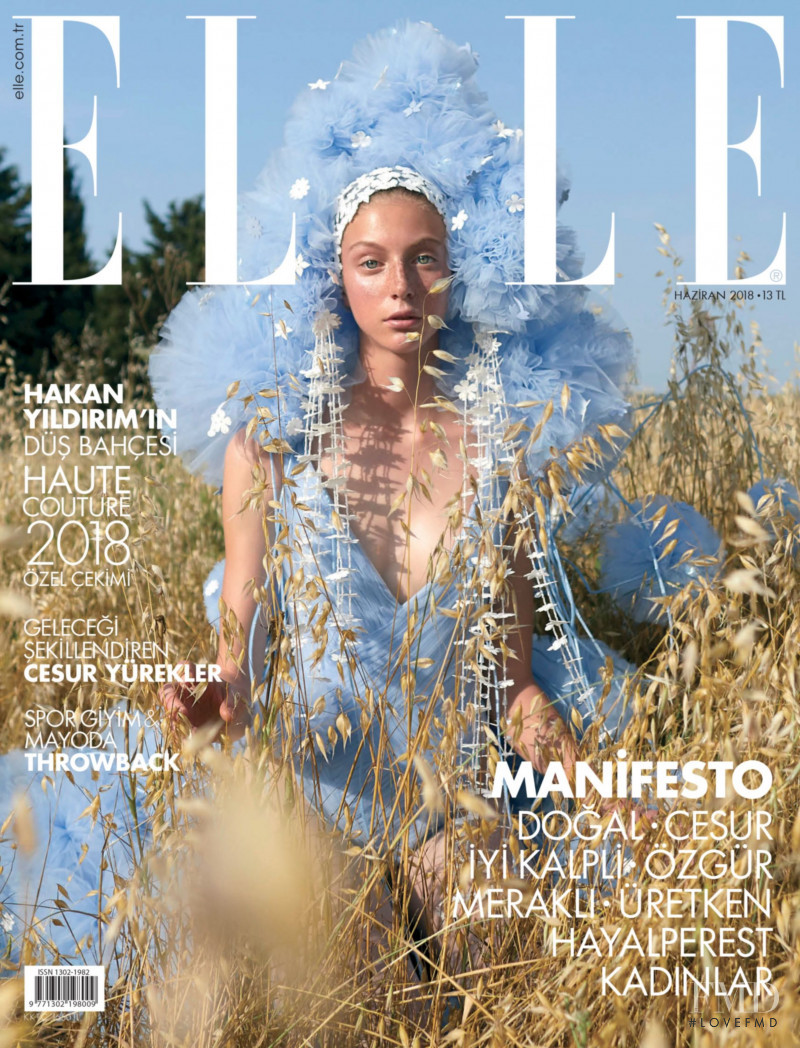 featured on the Elle Turkey cover from June 2018
