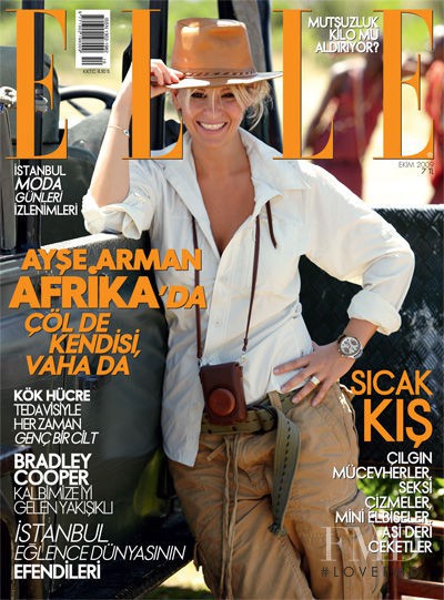  featured on the Elle Turkey cover from October 2008