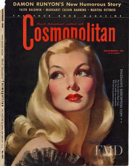  featured on the Cosmopolitan USA cover from November 1941