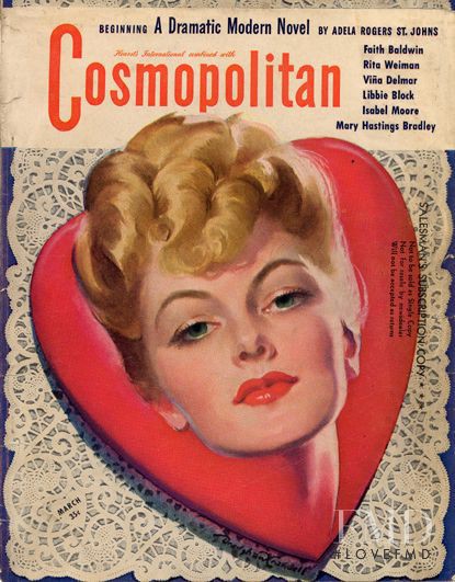  featured on the Cosmopolitan USA cover from March 1943