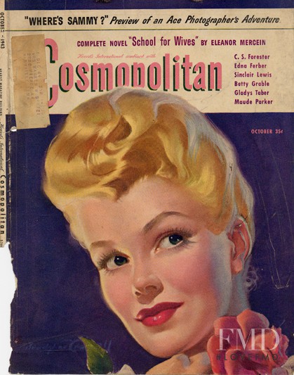  featured on the Cosmopolitan USA cover from October 1943