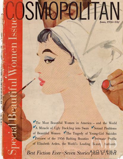  featured on the Cosmopolitan USA cover from June 1956