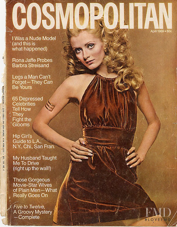  featured on the Cosmopolitan USA cover from April 1969