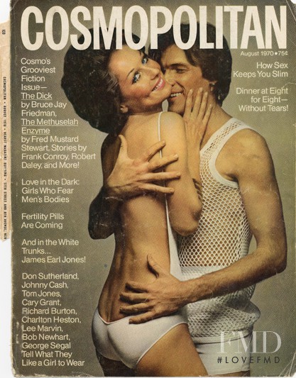  featured on the Cosmopolitan USA cover from August 1970