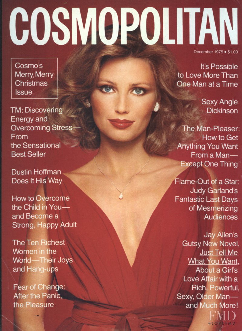  featured on the Cosmopolitan USA cover from December 1975