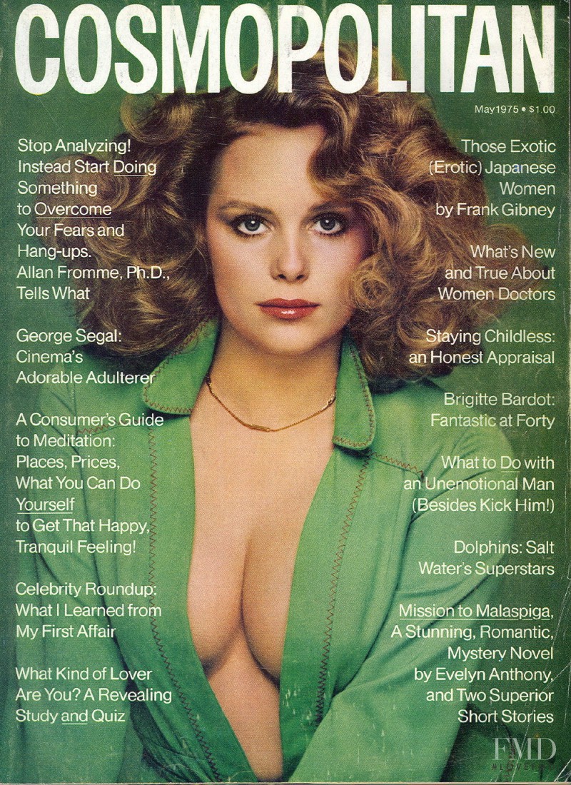 Carol Francis featured on the Cosmopolitan USA cover from May 1975