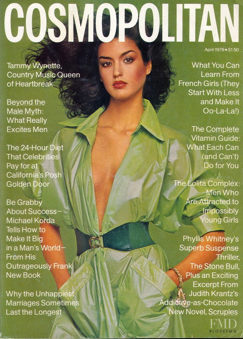 Janice Dickinson featured on the Cosmopolitan USA cover from June 1978