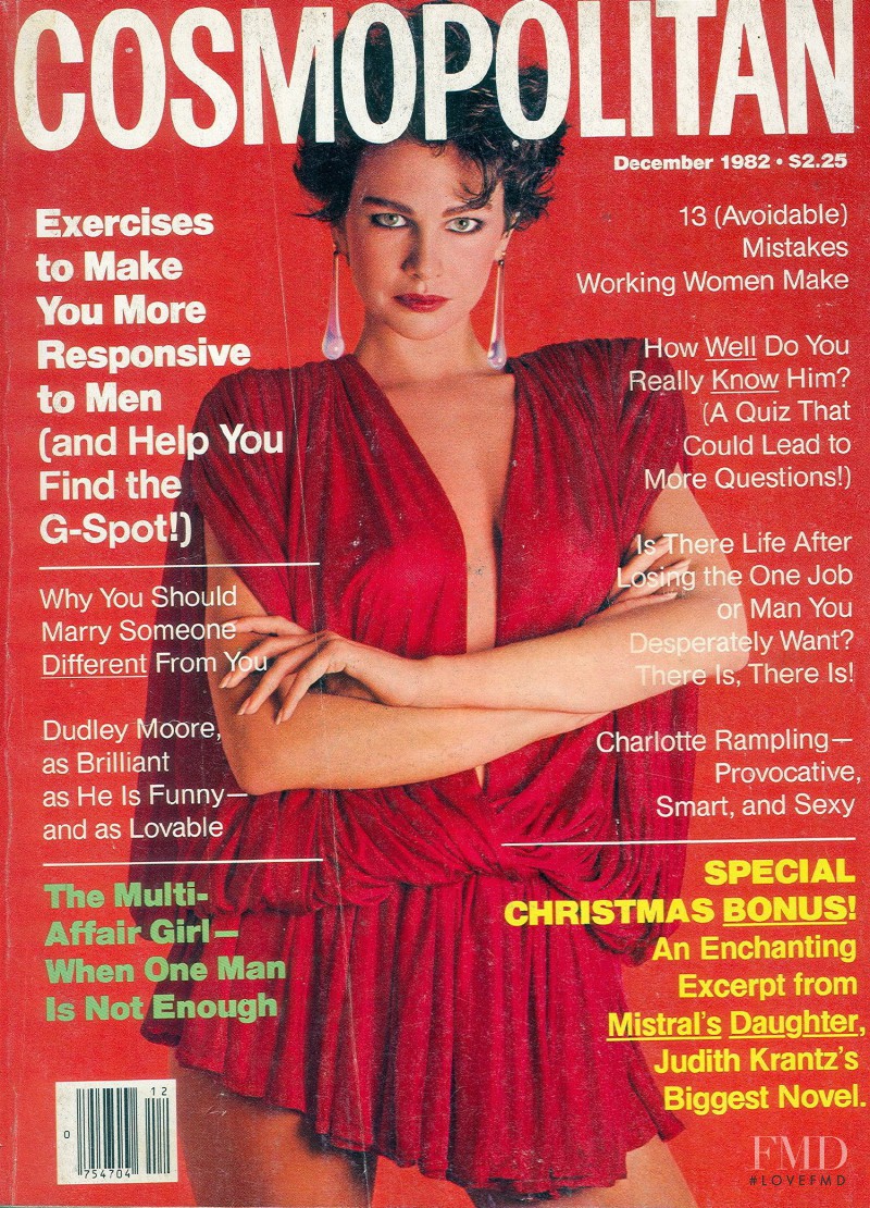 Terri Narr featured on the Cosmopolitan USA cover from December 1982
