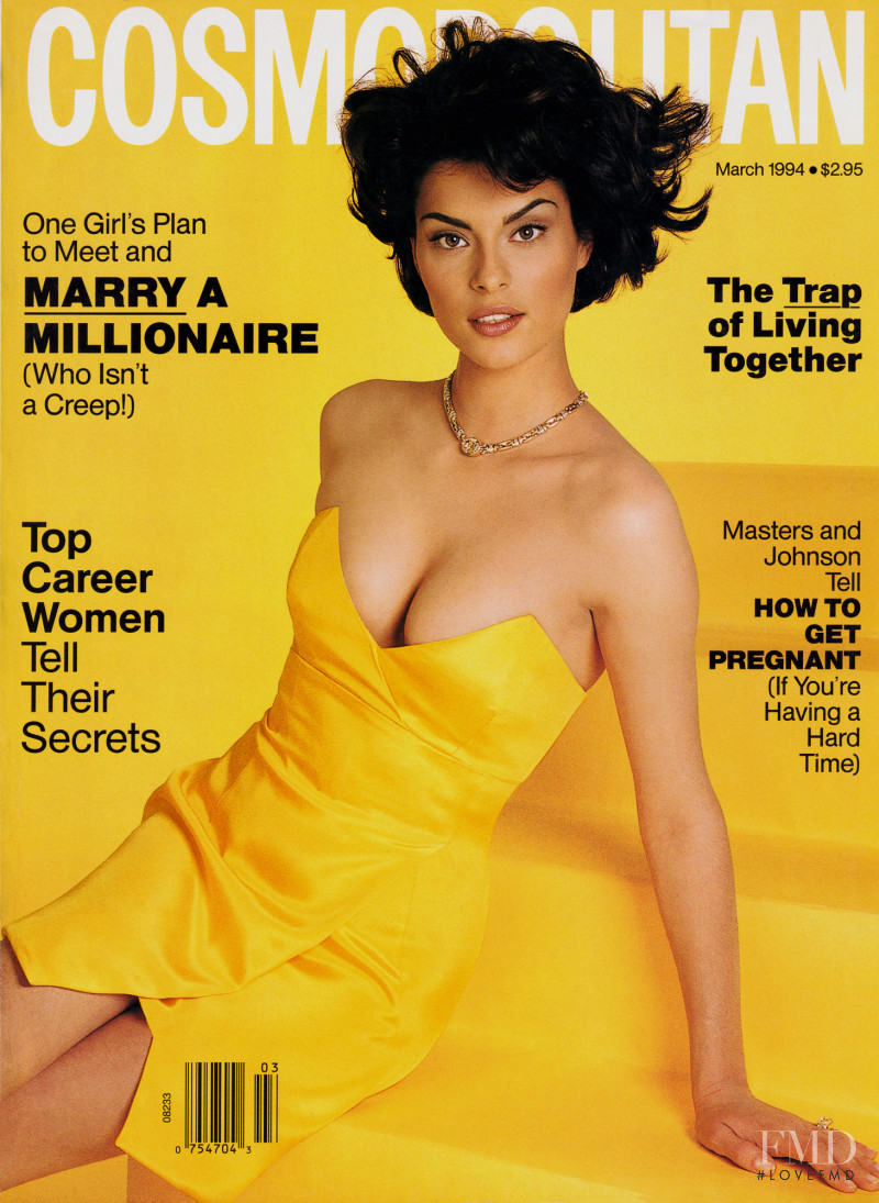 Magali Amadei featured on the Cosmopolitan USA cover from March 1994