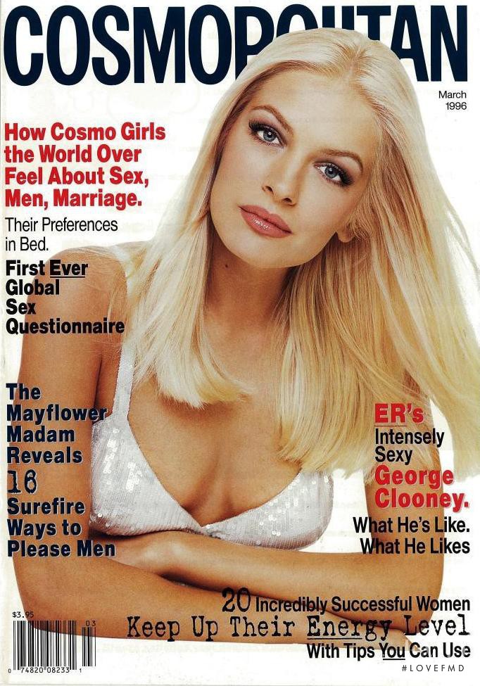 Svetlana Griaznova featured on the Cosmopolitan USA cover from March 1996