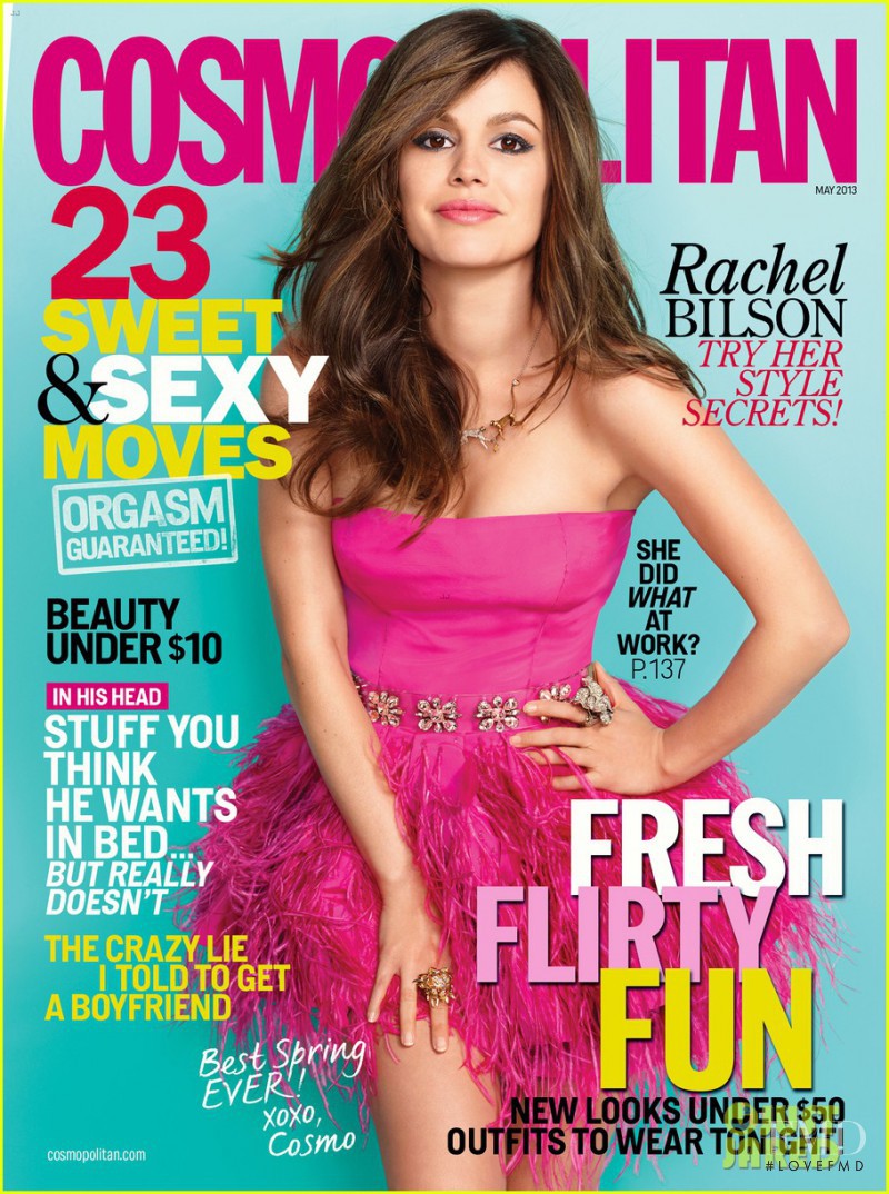 Rachel Bilson featured on the Cosmopolitan USA cover from May 2013