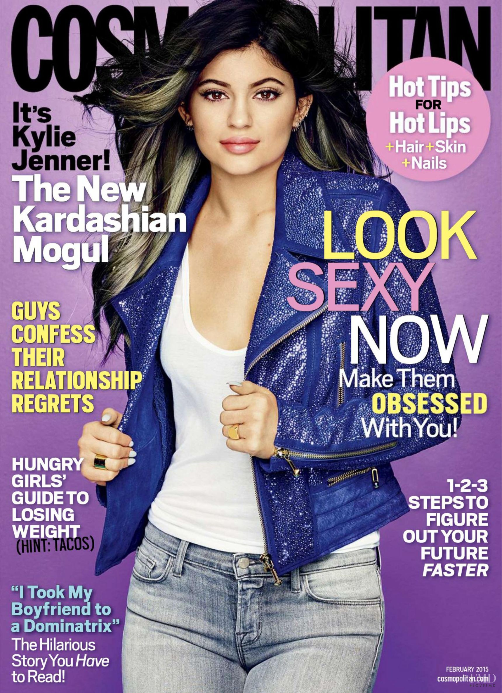 Cover of Cosmopolitan USA with Kylie Jenner, February 2015 (ID:38454 ...