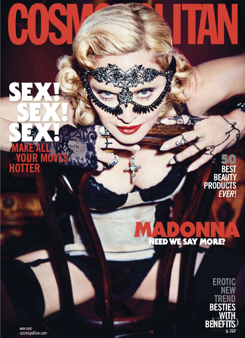 Madonna featured on the Cosmopolitan USA cover from May 2015