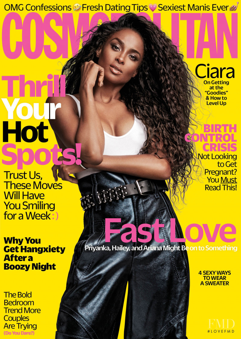 Ciara featured on the Cosmopolitan USA cover from November 2018